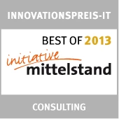 Innovationspreis-IT: BEST OF 2013 Signet des Preises der initiative mittelstand